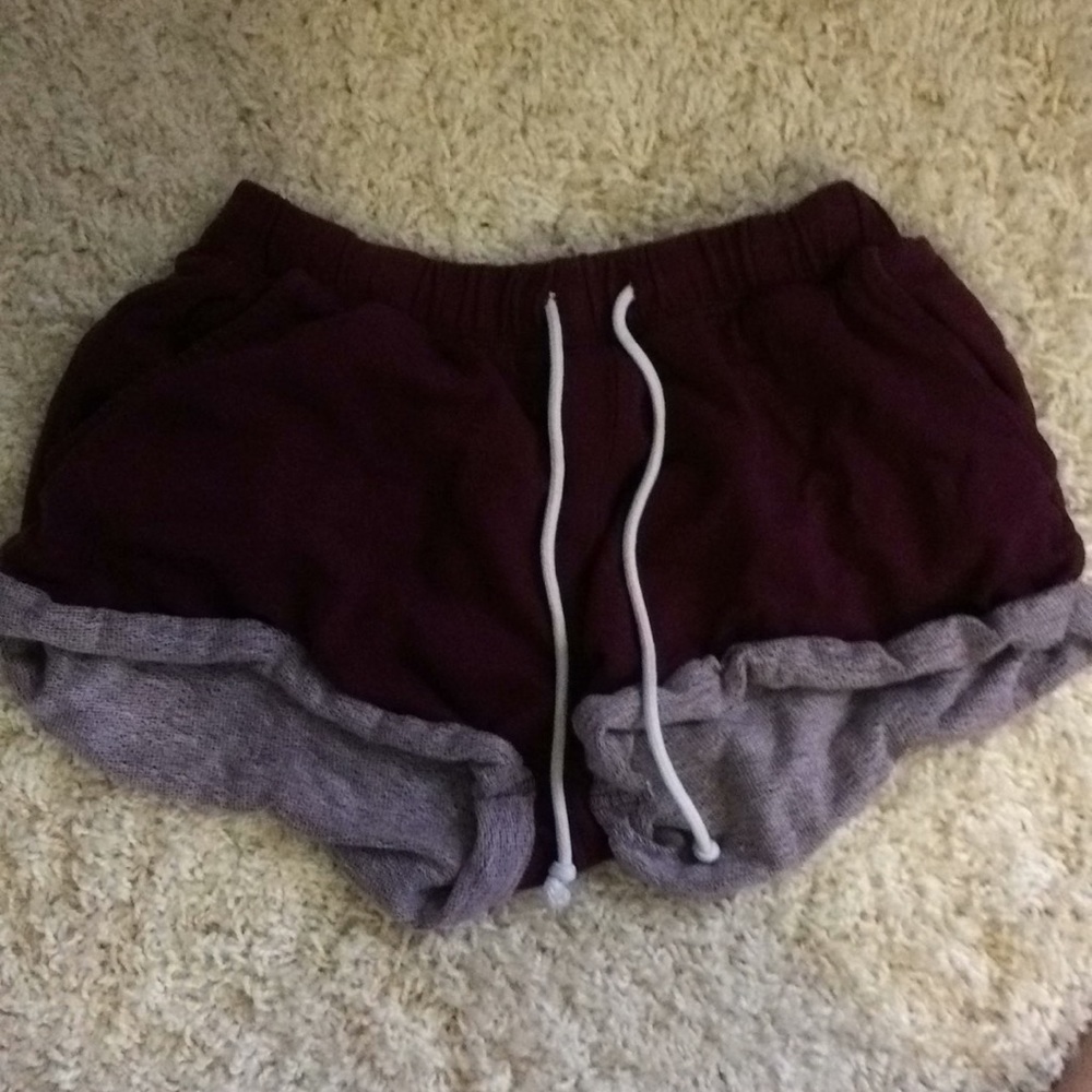 Purple shorts