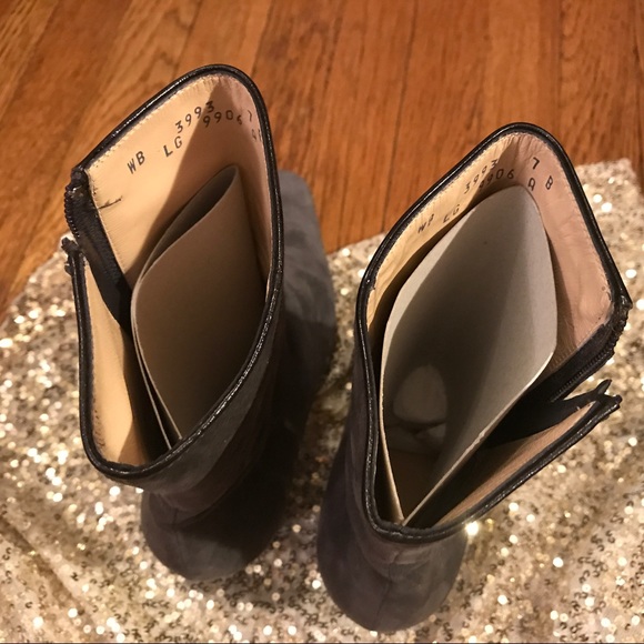 🆕 {Ralph Lauren Collection} Italian-made Suede Luxury Boots • Size 7 - Picture 3 of 9