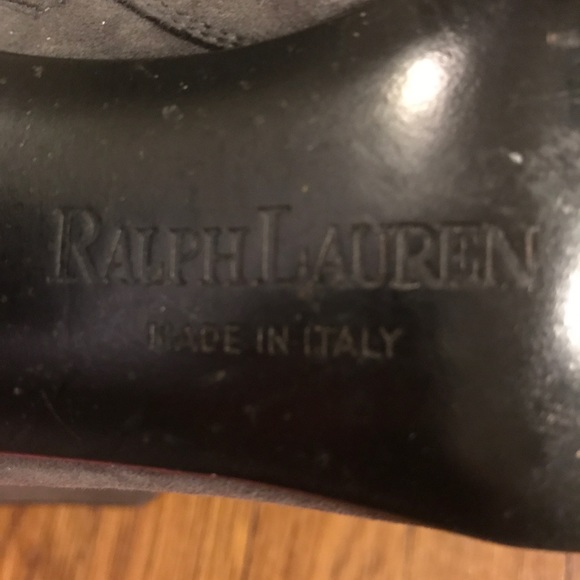 🆕 {Ralph Lauren Collection} Italian-made Suede Luxury Boots • Size 7 - Picture 7 of 9