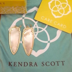 Kendra Scott White Pearl Earrings