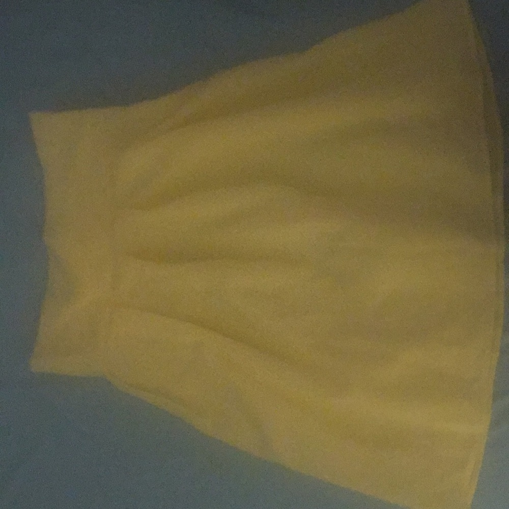 Yellow skirt