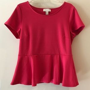 Peplum top