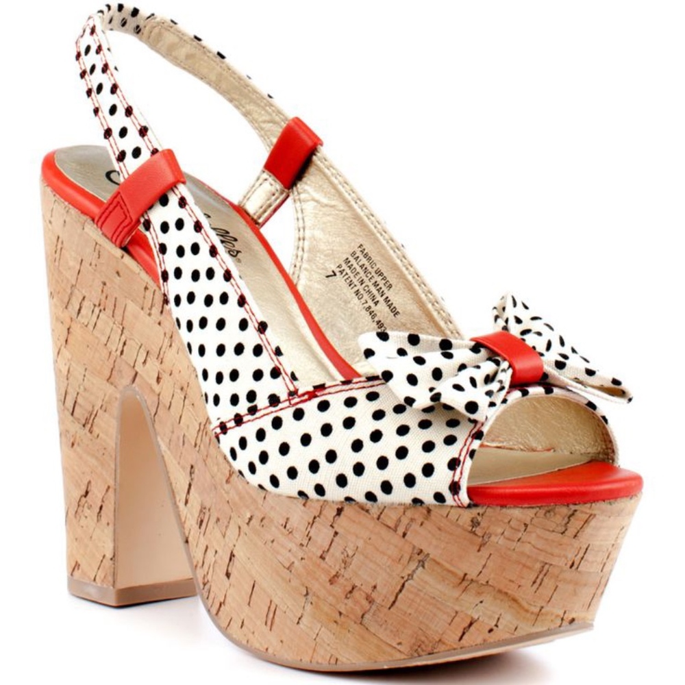 ModCloth Seychelles Pin Up Girl Cork Platforms