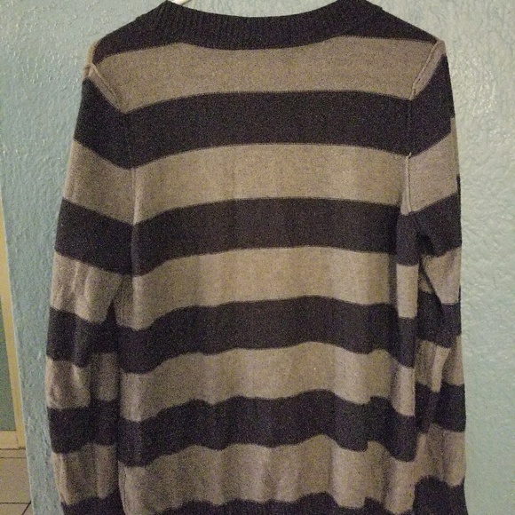 Navy and Heather-Grey cardigan - Picture 3 of 3