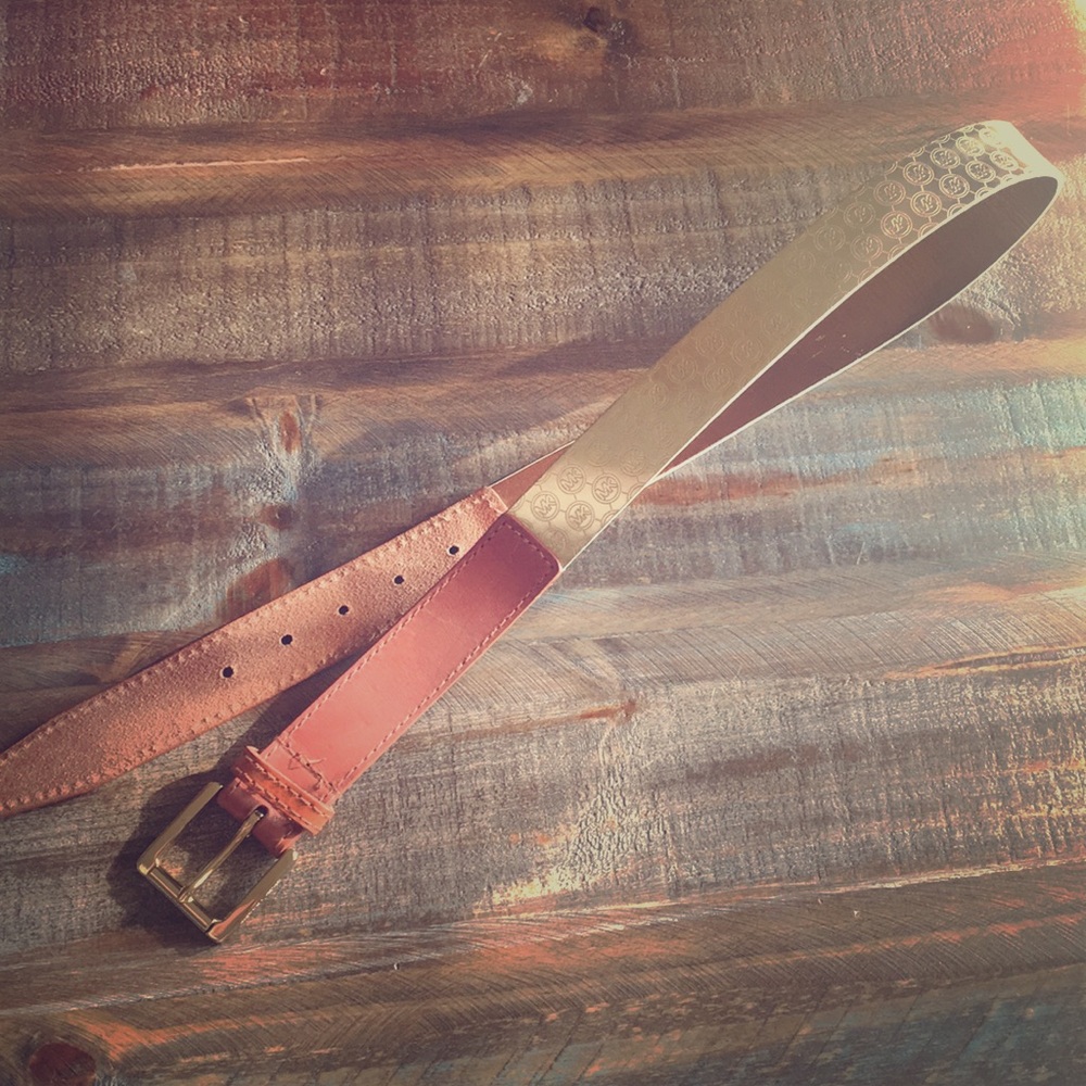 Michael Kors gold belt