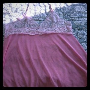 Pink lingerie baby boll dress