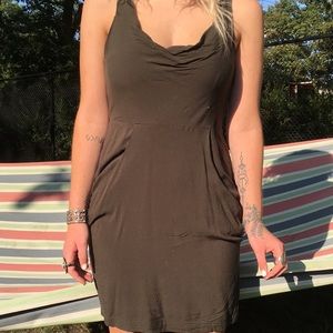 Olive Green Casual Mini