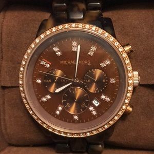 Tortoise michael Kors watch