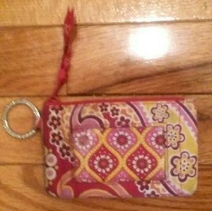 🎀Vera Bradley Coin purse and ID Holder Keychain