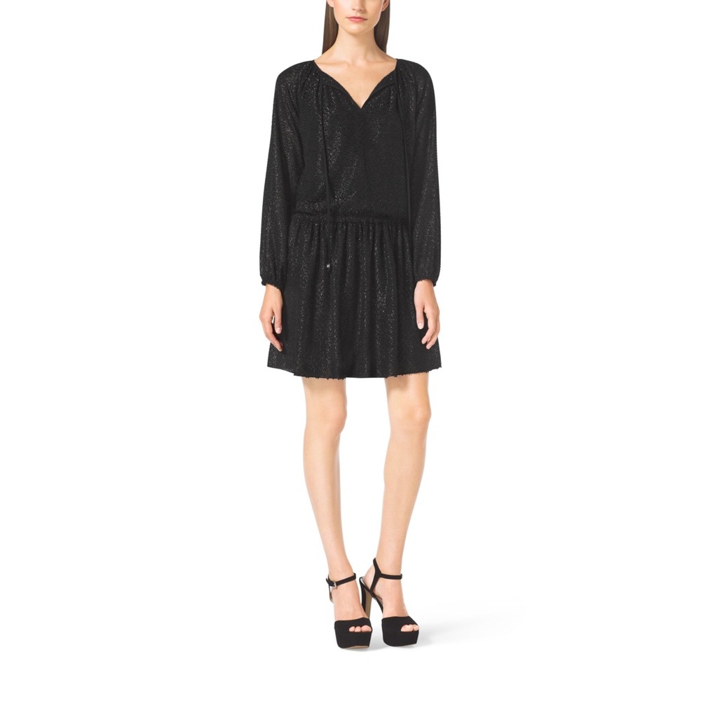 Michael Kors Metallic Jacquard Dress