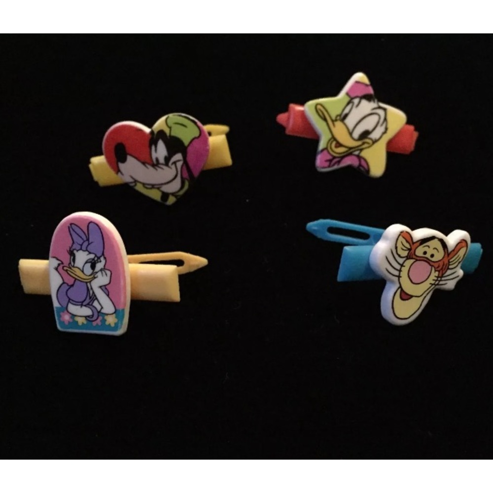 Vintage Disney Goody Hair Clips Barrettes for kids accessories
