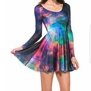 NWOT Galaxy Long Sleeve Dress