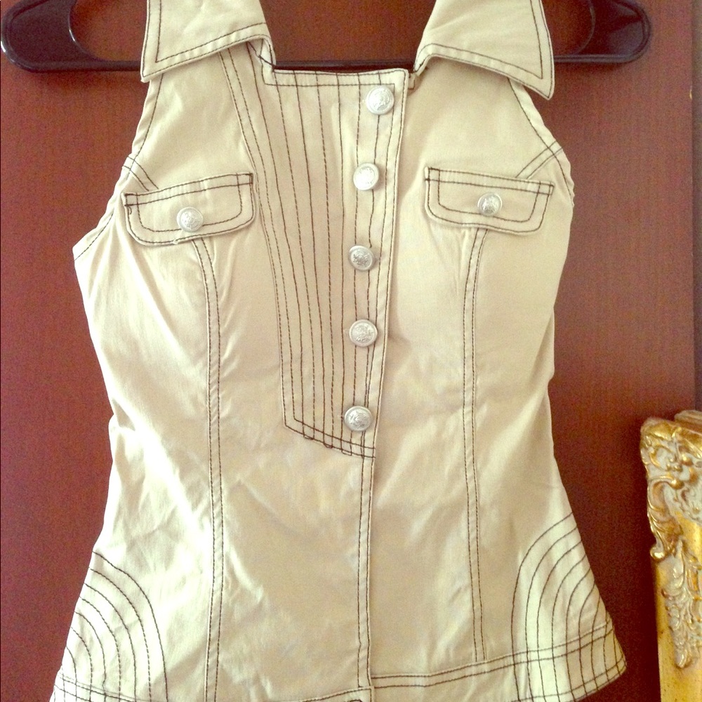 💥💥OH YES! Steampunk Button-Up Corset Top 💥💥