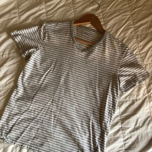 Gap V-Neck Striped T-Shirt