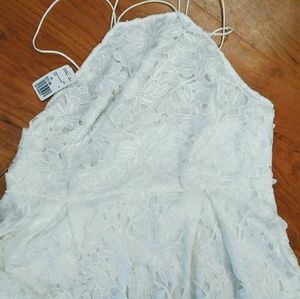 White flower lace top 3x