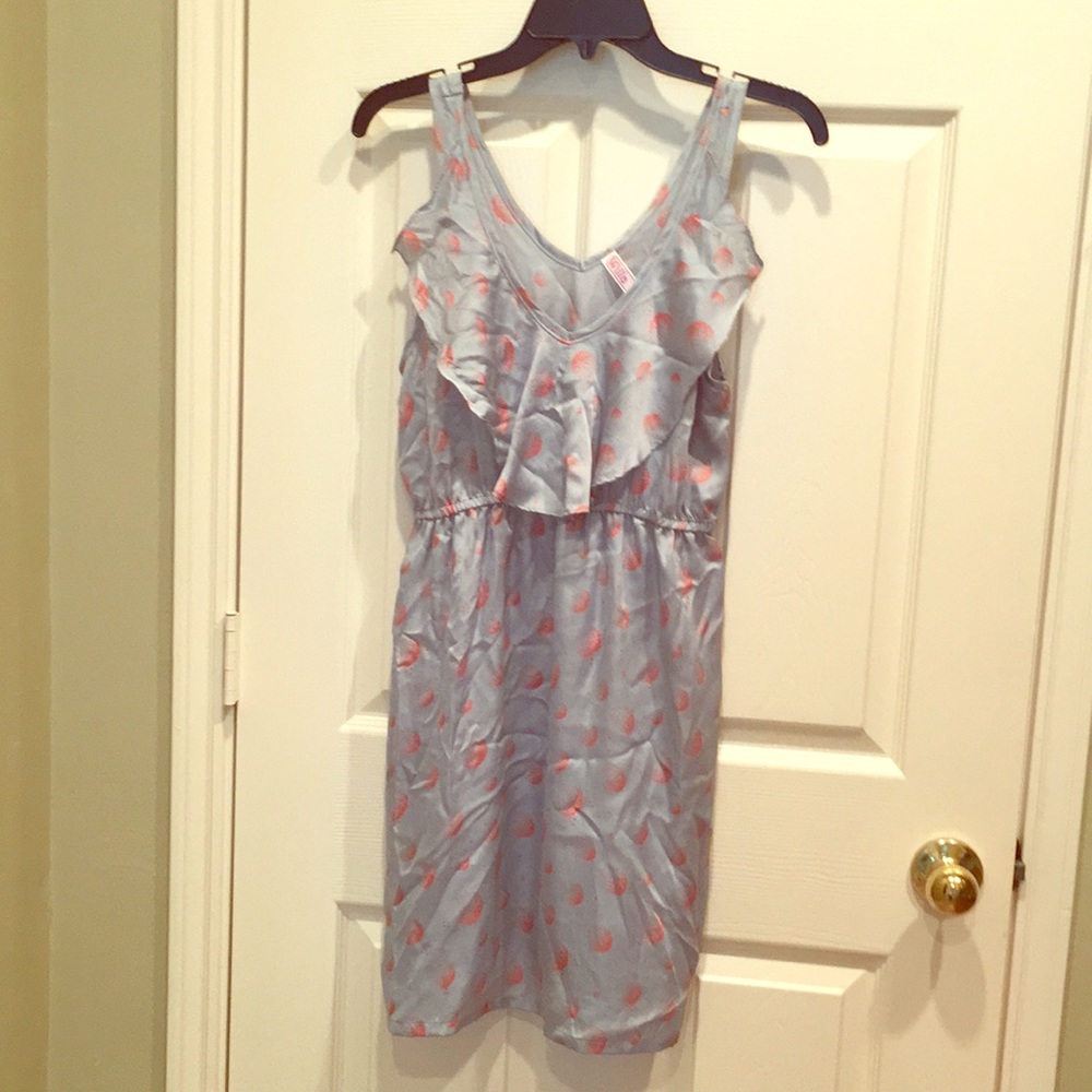 Willa dress - light blue and orange