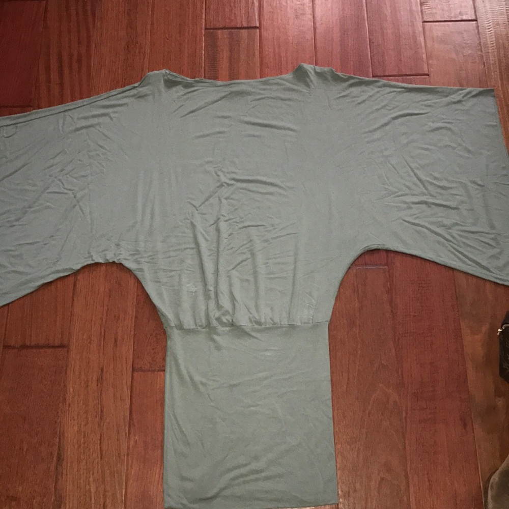 Green tunic from Saks Fifth Avenue