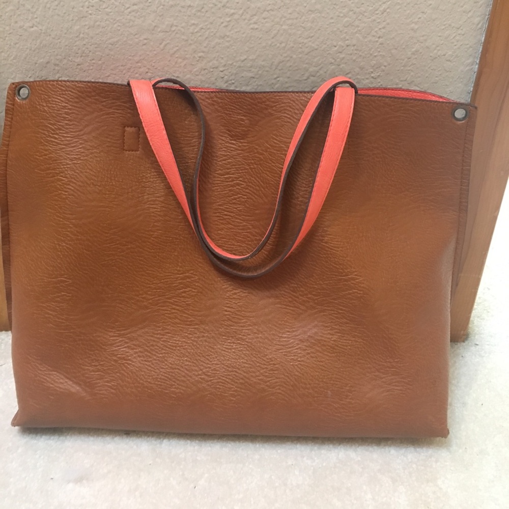 Free people brown tote bag