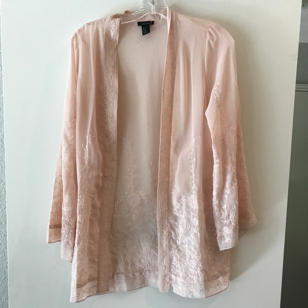 Sheer cardigan