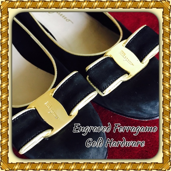 SALVATORE FERRAGAMO Suede Flats - Picture 4 of 6