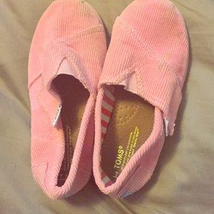 Corduroy Pink Toms