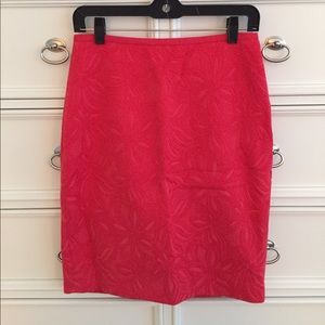 Coral Pencil Skirt - Size 4