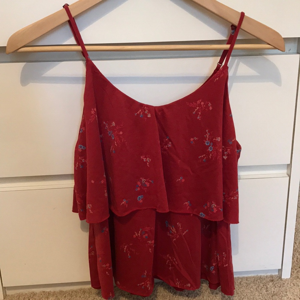floral tank top