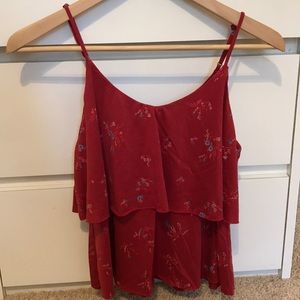 floral tank top