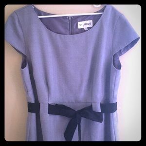 Cute, professional gray dress.