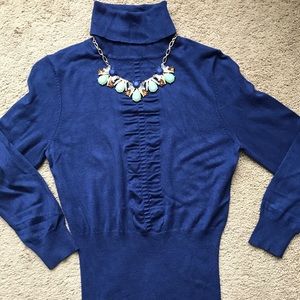 Express Blue Turtleneck sweater