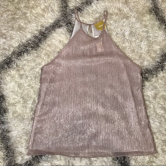 ❌Sold❌ Anthropologie Maeve Waverly Shimmer Top - Picture 3 of 7