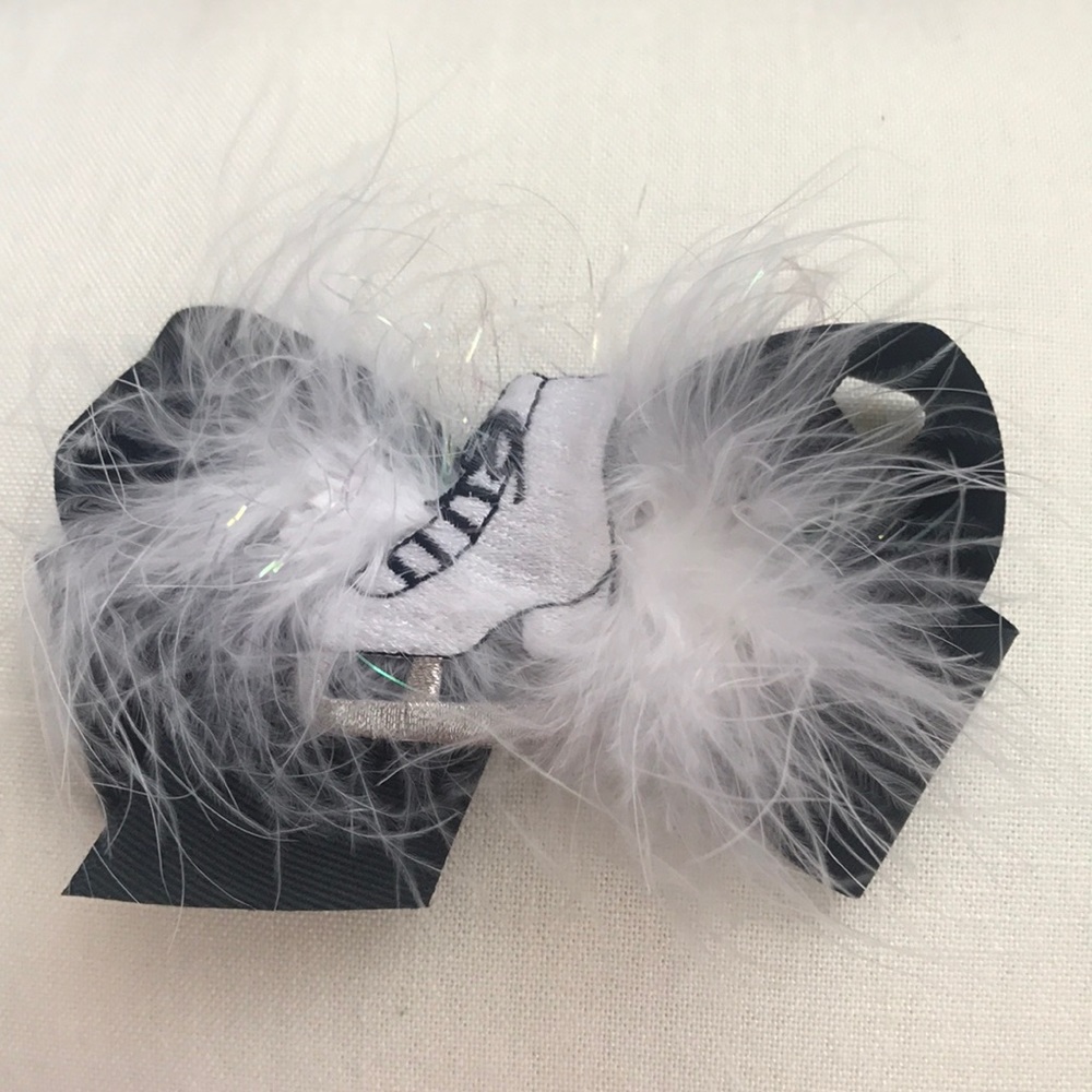 Figure skater hair bow