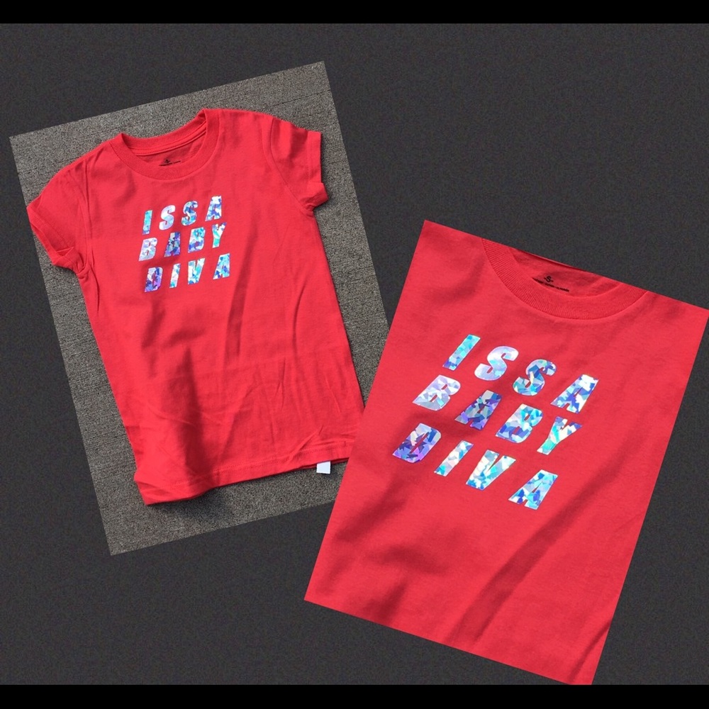 Youth Girl Expression T-Shirt "ISSA BABY DIVA"
