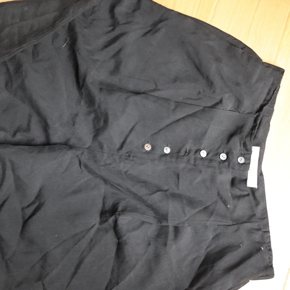 Express 100% silk long baggy high waited pants - Picture 3 of 4