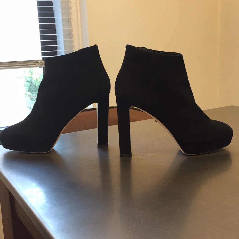 Diane Von Furstenberg suede booties