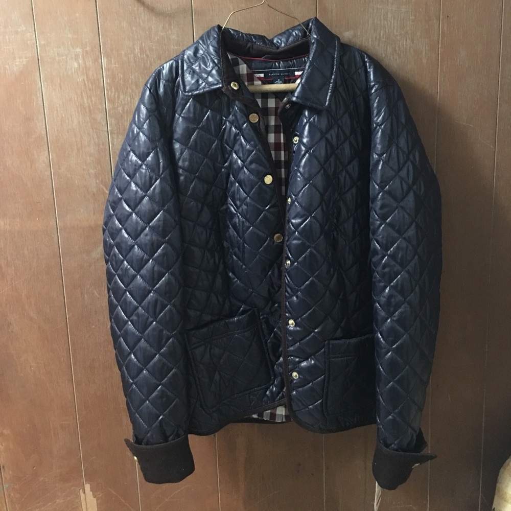 Tommy Hilfiger Medium Navy Blue Women's Jacket.