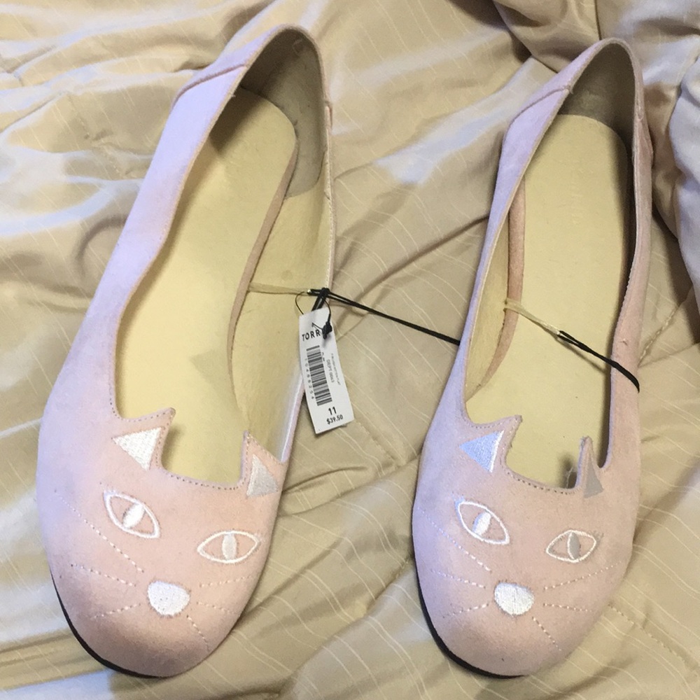 Torrid pink cat flats