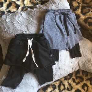 2 shorts w attached leggings