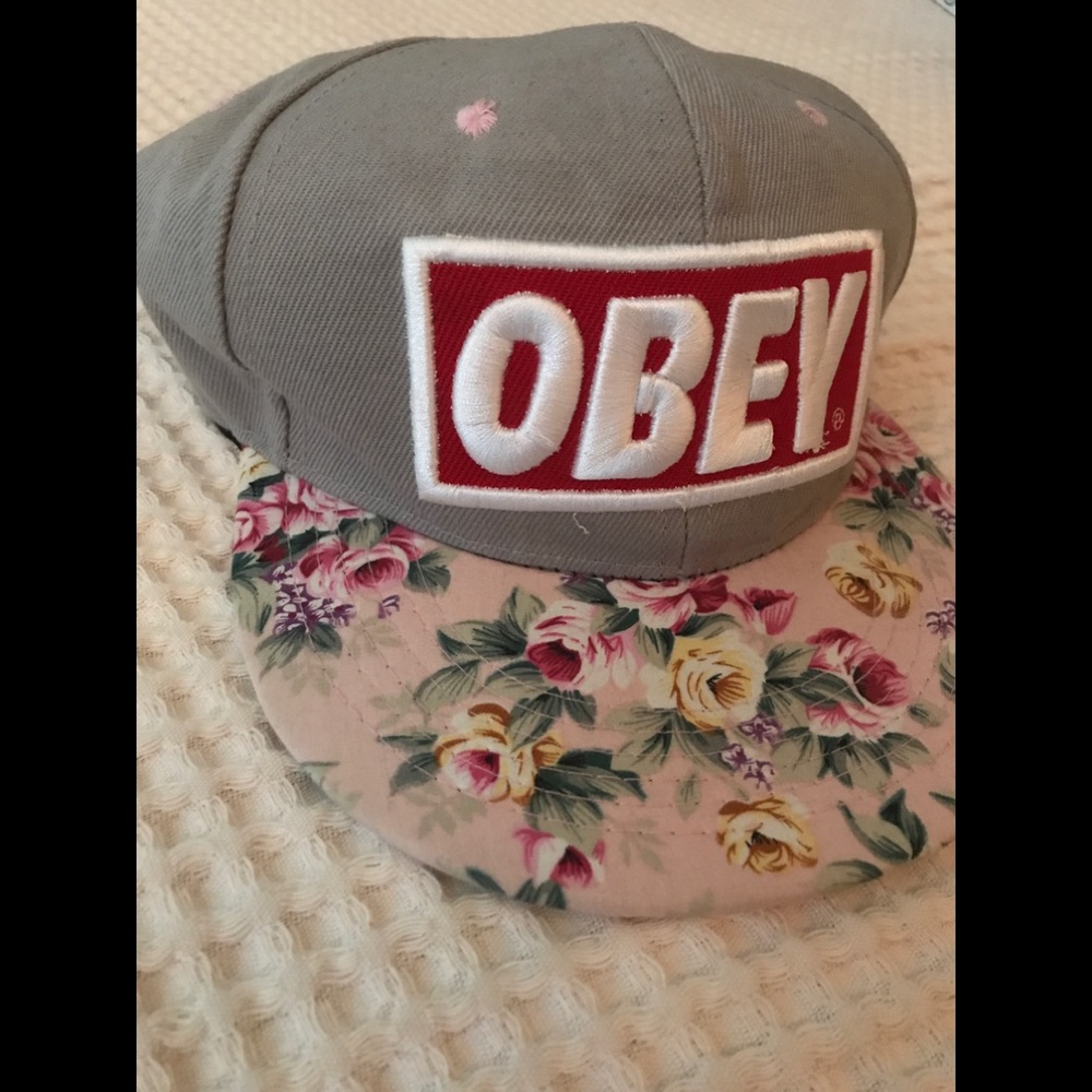 Floral Obey hat