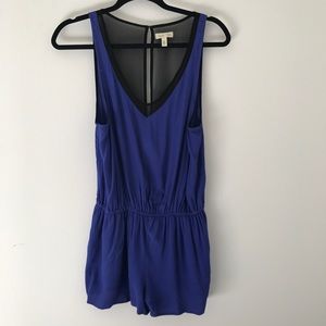 Electric Blue Romper Jumpsuit