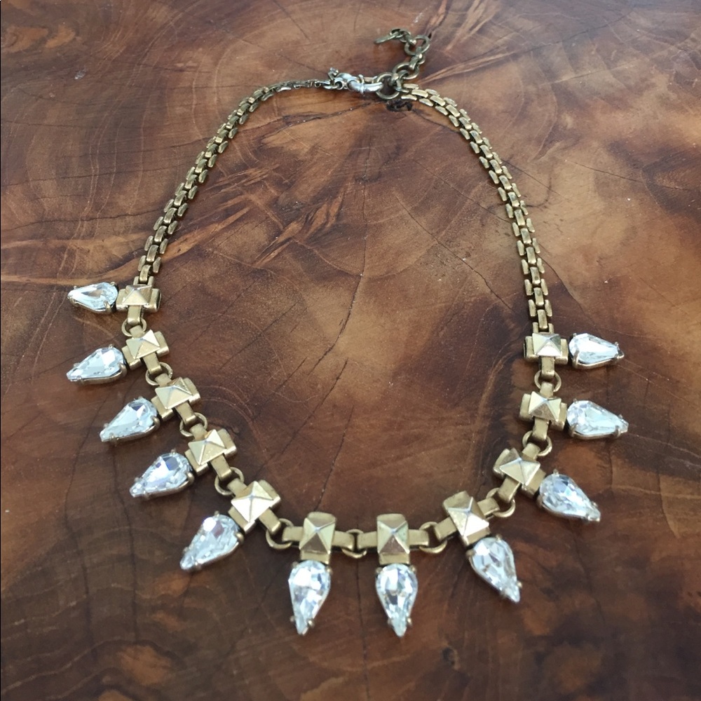 J Crew Crystal Statement Collar Necklace
