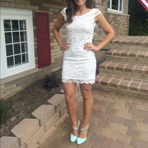 H&M Divided White Lace Dress