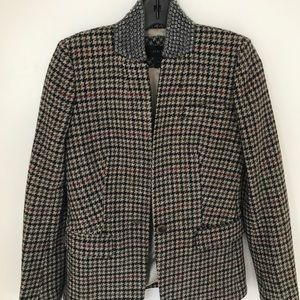 Jcrew Wool Pattern Blazer with Jewels. Size 00