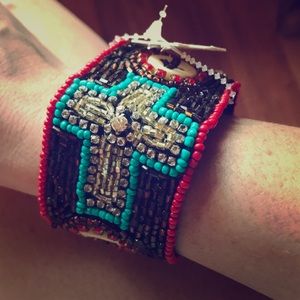 Fun Cross Bracelet Bling Bling 💋