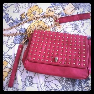Red Studded Bag