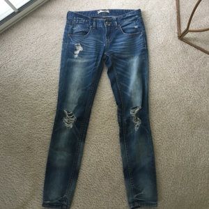 Size 25 Free People distressed jeans