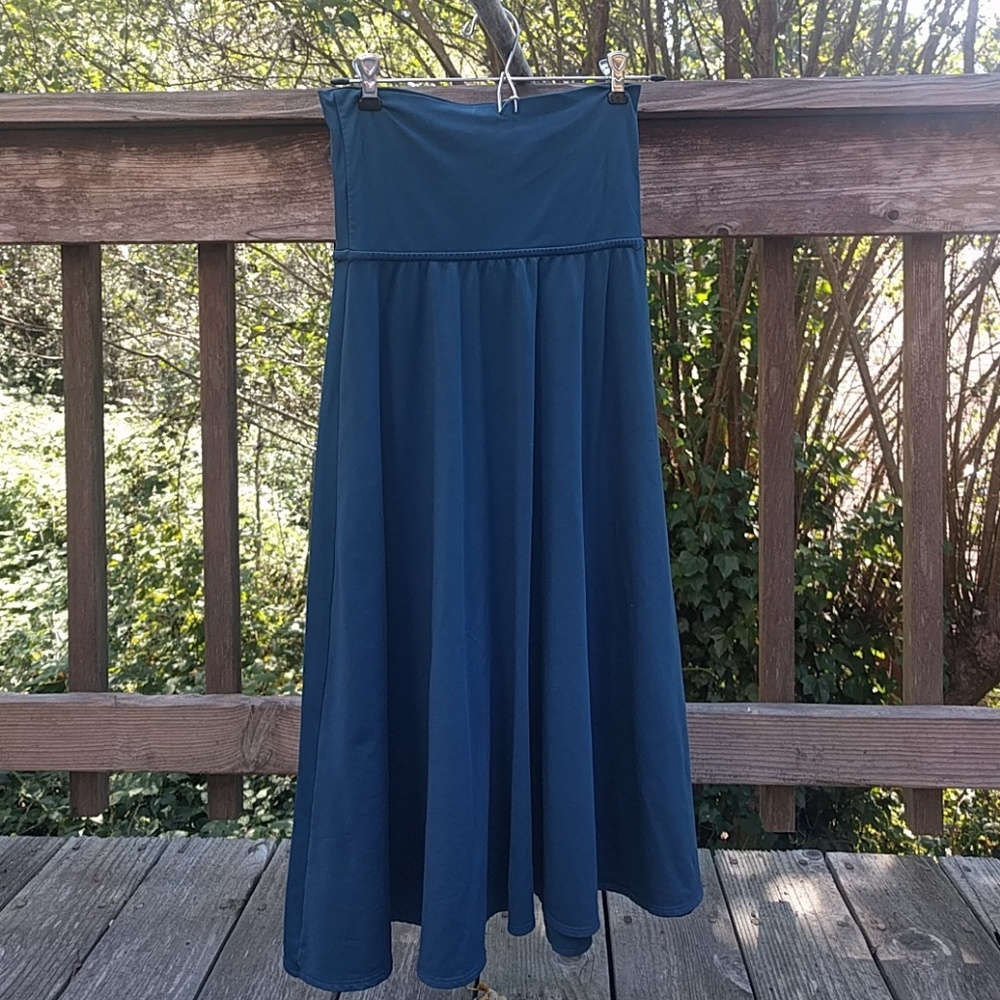 Patagonia blue kupala skirt s