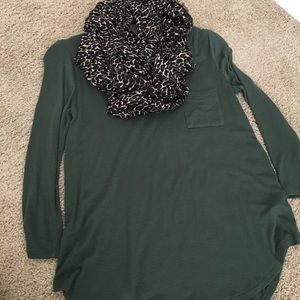 Merona top and Apt.5 scarf