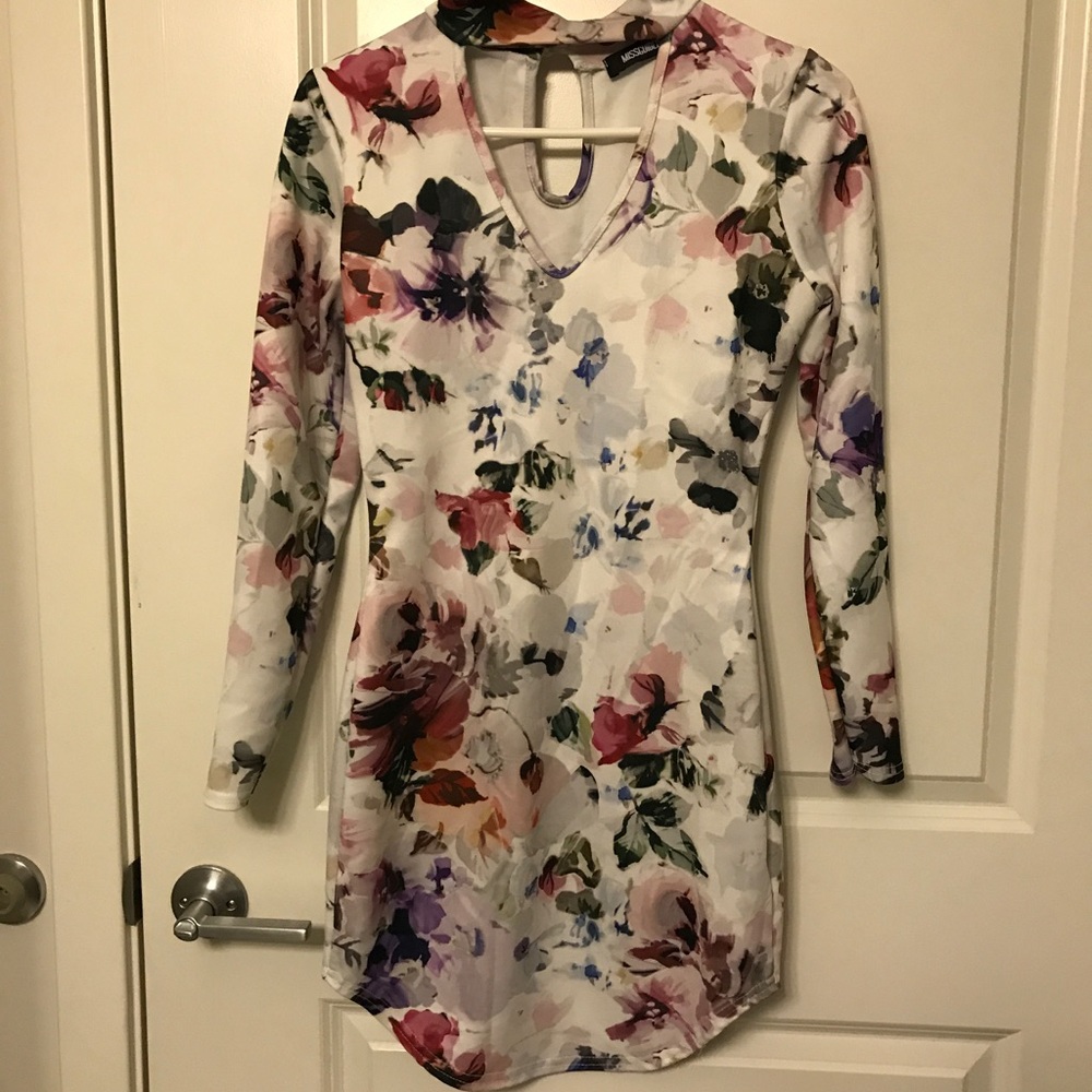 Floral Choker Dress