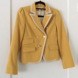 Ann Taylor Double Breasted Wool Blazer